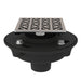 ROHL SDCI2-3146 Cast Iron 2" No Hub Drain Kit With 3146 Petal Decorative Cover