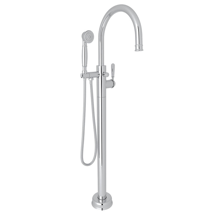 ROHL T1587 Traditional Single Hole Floor Mount Tub Filler Trim
