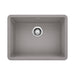 BLANCO 522413 Precis 24" Single Bowl Kitchen Sink - Metallic Gray
