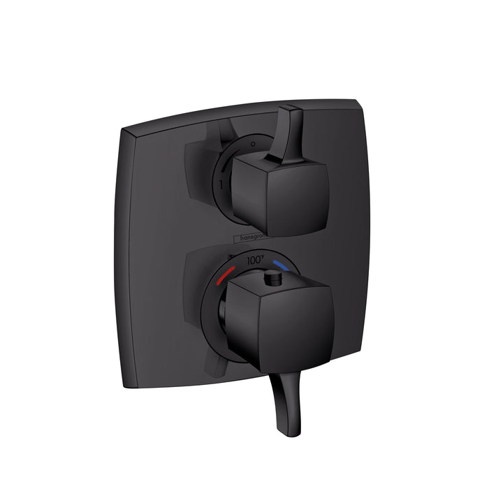 hansgrohe Ecostat Classic Thermostatic Trim with Volume Control, Square