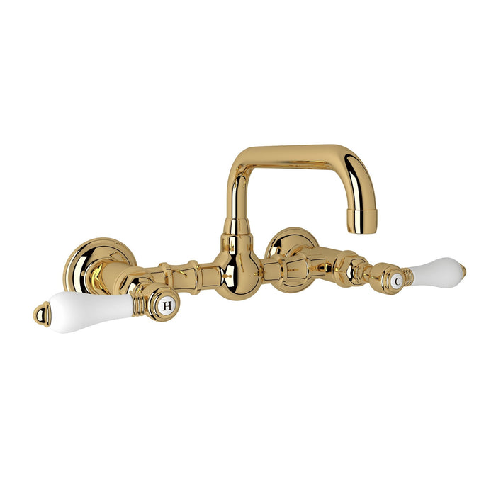 ROHL A1423 Acqui® Wall Mount Bridge Lavatory Faucet With U-Spout