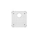 BLANCO 224405 Stainless Steel Bottom Grid for Large Bowl of Precision 70/30 Sinks
