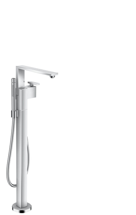 AXOR Edge Freestanding Tub Filler Trim with 1.75 GPM Handshower