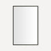 Robern CM2030TF68 Thin Framed Metal Mirror, 20" x 30" x 1-3/4", Iron Black