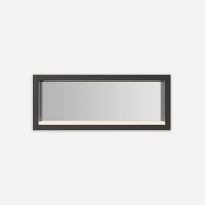 Robern COV2410D4E2-83 24 x 10, D4, Glow, Dimmable, Matte Black