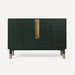Robern CVSM4822187 Islamorada Vanity, 48" x 32-7/8" x 21-1/2", Nori with Aged Brass, No Vanity Top