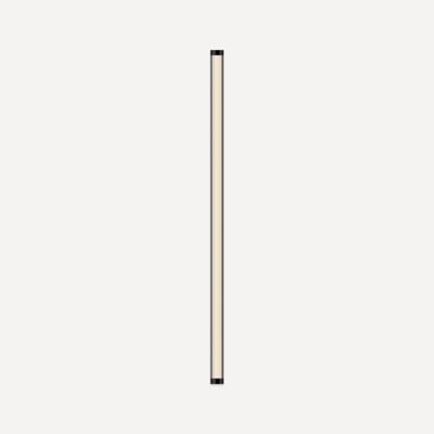 Robern JLA36FKSC3D83K Lighting, Sconce, 1-3/8" x 36" x 2", Fluted, Matte Black, Dimmable, Warm White (3000K)