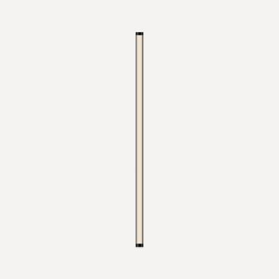 Robern JLA40FKSC3D83 Lighting, Modular, 1-3/8" x 40" x 2", Fluted, Matte Black, Dimmable, Warm White (3000K)