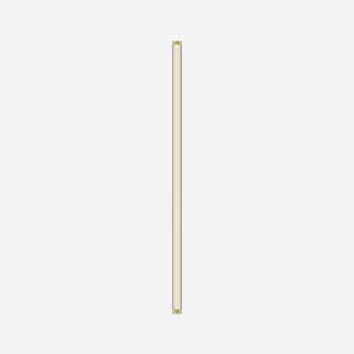 Robern JLA40FKSC3D86K Lighting, Sconce, 1-3/8" x 40" x 2", Fluted, Brass, Dimmable, Warm White (3000K)