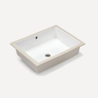 Robern LAV2UM-101 Undercounter Sink, 17-1/4" x 13" x 5", White, for Craft Series
