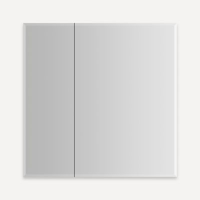 Robern MR3030D4FBE2 M Series Reserve Cabinet, 30" x 30" x 4", Bevel Edge, Electric Upgrade