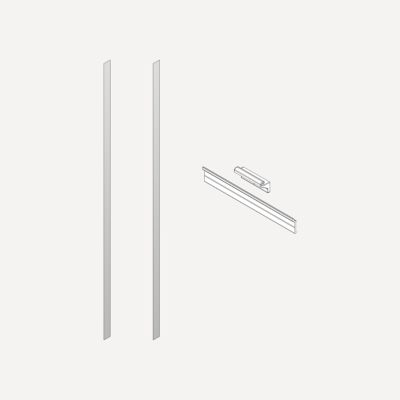 Robern P2SM-GKIT72D6SR Semi-Recessed and Ganging Kits, 6" x 72" x 2/25", for M Series Reserve Cabinets