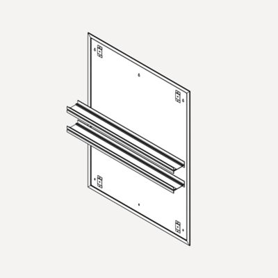 Robern PMGKIT3040 Mirror Ganging Kit, 30" W x 40" H