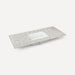 Robern TA48UCO96-8CS2 Quartz Stone Vanity Top, 48" x 1-1/8" x 23", Center Undercounter Sink, Pietra, Three Hole, for Sendai a