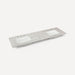 Robern TA72UDO96-8WM1 Quartz Stone Vanity Top, 72" x 1-1/8" x 23", Double Undercounter Sink, Pietra, Three Hole, for Willowme