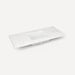 Robern TB49UCO94-1 Quartz Stone Vanity Top, 49" x 3/4" x 22", Center Undercounter Sink, Lyra, Single Hole, for Islamorada and