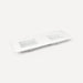 Robern TF61UDO92-1D2 Quartz Stone Vanity Top, 61" x 3/4" x 22", Double Undercounter Sink, Quartz White, Single Hole
