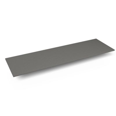 Robern TF73G91 Quartz Stone Vanity Top, 73" x 3/4" x 22", Dry Top, Stone Gray