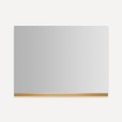 Robern UHANDLE3682 Handle, 36" x 1" x 1-3/4", Matte Gold