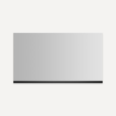Robern UHANDLE4883 Handle, 48" x 1" x 1-3/4", Matte Black