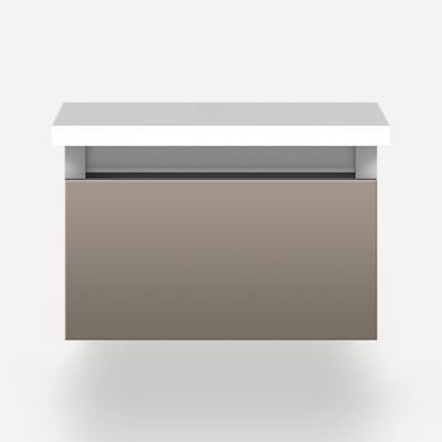 Robern VM12H1D21F12S 12" x 7-1/2" x 21", Satin Bronze, Full Drawer, Selectable Night Light, 2700K/4000K Temperature (Warm/Coo