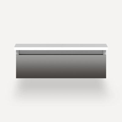 Robern VM24H1D21R11N 24" x 7-1/2" x 21", Tinted Gray Mirror, False Front Drawer