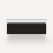 Robern VM24H1D21T28N 24" x 7-1/2" x 21", Matte Black, Tip Out Drawer