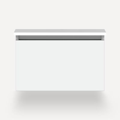 Robern VM24H2D21F26N 24" x 15" x 21", Matte White, Full Drawer