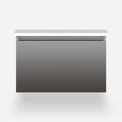 Robern VM24H2D21P11N 24" x 15" x 21", Tinted Gray Mirror, Plumbing Drawer