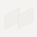 Robern VM2SKH2D21-19 Cartesian & Side Kit, 15" H x 21" D, Pair Side Kits, Satin White