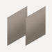 Robern VM2SKH3D21-12 Cartesian & Side Kit, 22-1/2" H x 21" D, Pair Side Kits, Satin Bronze