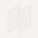 Robern VM2SKH4D21-19 Cartesian & Side Kit, 30" H x 21" D, Pair Side Kits, Satin White