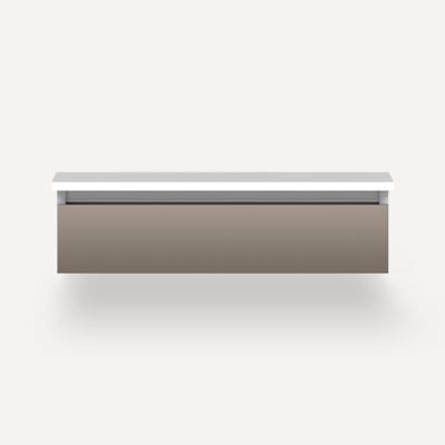 Robern VM30H1D21R12N 30" x 7-1/2" x 21", Satin Bronze, False Front Drawer