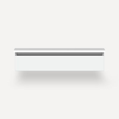 Robern VM36H1D21P26N 36" x 7-1/2" x 21", Matte White, Plumbing Drawer