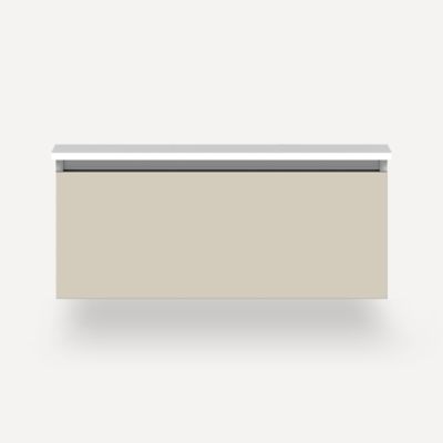 Robern VM36H2D21F16N 36" x 15" x 21", Matte Sand, Full Drawer