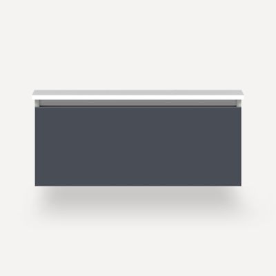 Robern VM36H2D21P17N 36" x 15" x 21", Matte Slate, Plumbing Drawer