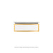 Robern VP24H1D21P11N82 Modular Vanity, 24" x 7-1/2" x 21", Tinted Gray Mirror, Matte Gold Frame, Plumbing Drawer