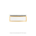 Robern VP24H1D21R26N82 Modular Vanity, 24" x 7-1/2" x 21", Matte White, Matte Gold Frame, False Front Drawer