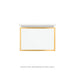 Robern VP24H2D21F28S82 Modular Vanity, 24" x 15" x 21", Matte Black, Matte Gold Frame, Full Drawer, Selectable Night Light, 2