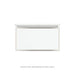 Robern VP30H2D21P26S77 Modular Vanity, 30" x 15" x 21", Matte White, Polished Nickel Frame, Plumbing Drawer, Selectable Night