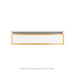 Robern VP36H1D21R11N82 Modular Vanity, 36" x 7-1/2" x 21", Tinted Gray Mirror, Matte Gold Frame, False Front Drawer