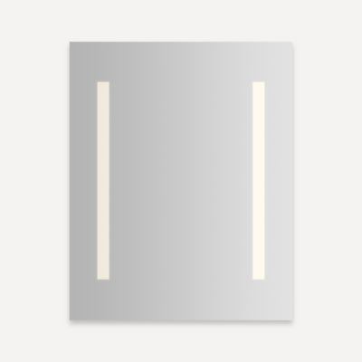 Robern YC2430D4P1L3 Vitality Lighted Cabinet, 24" x 30" x 4", Columnn Light Pattern, Soft White (3000K), Dimmable, Electrical