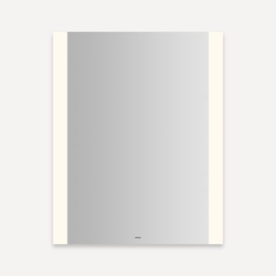 Robern YM2430RSFPD3 Vitality Lighted Mirror, 24" x 30" x 1-3/4", Edge Lit Light Pattern, Warm White (3000K), Dimmable, Defogg