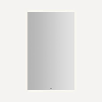 Robern YM2440RGFPD3 Vitality Lighted Mirror, 24" x 40" x 1-3/4", Glow Light Pattern, Warm White (3000K), Dimmable, Defogger