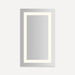 Robern YM2440RIFPD3 Vitality Lighted Mirror, 24" x 40" x 1-3/4", Inset Light Pattern, Warm White (3000K), Defogger