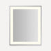 Robern YM2531RPSMD3K76 Sculpt Lighted Mirror, 25” x 31” x 2-1/4", Slim Museum Frame, Chrome, Perimeter Light Pattern, Warm Wh