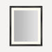 Robern YM2733RPCMD383 Sculpt Lighted Mirror, 27” x 33” x 2-5/16”, Chamfer Museum Frame, Matte Black, Perimeter Light Pattern,