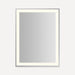 Robern YM3141RPSMD376 Sculpt Lighted Mirror, 31” x 41” x 2-1/4", Slim Museum Frame, Chrome, Perimeter Light Pattern, Warm Whi
