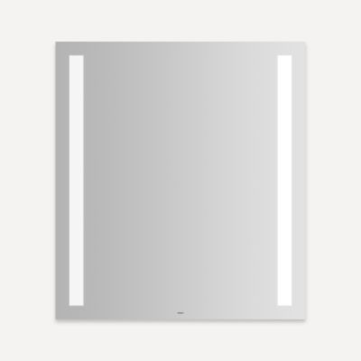 Robern YM3640RCFPD4 Vitality Lighted Mirror, 36" x 40" x 1-3/4", Column Light Pattern, Cool White (4000K), Dimmable, Defogger