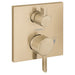 hansgrohe Pressure Balance Trim Square with Diverter